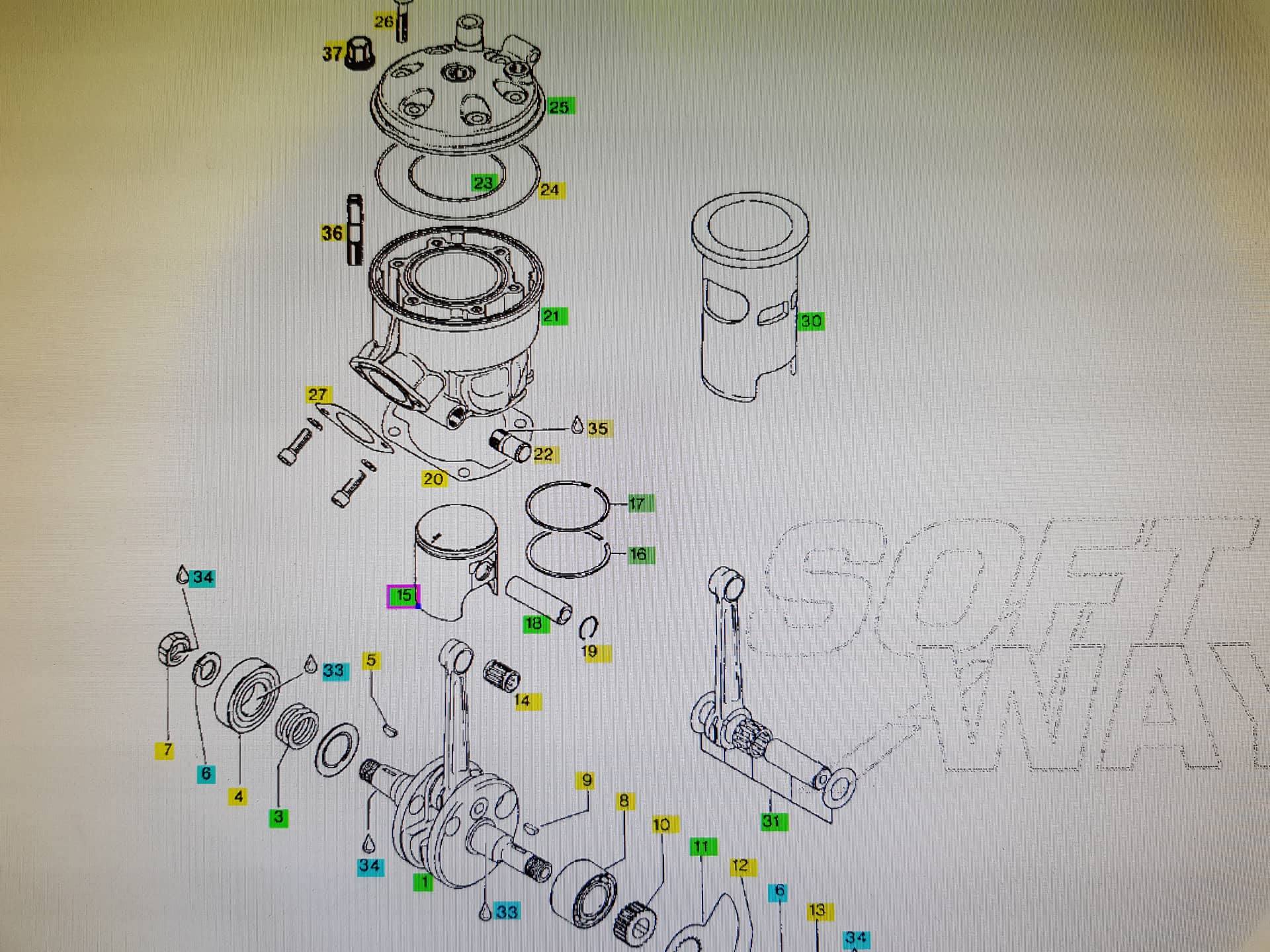 Canna cilindro Aprilia Climber